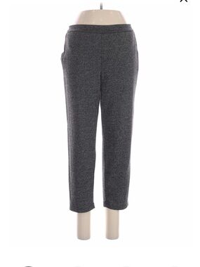 Banana Republic Hayden Gray Knit Pull-On Ankle Pants